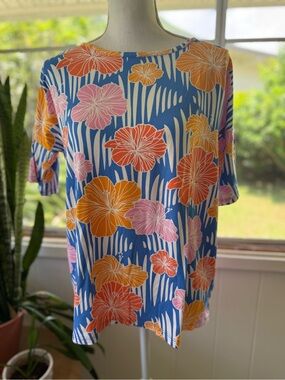 Ava Sky Top Venizia - Hibiscus Bloom